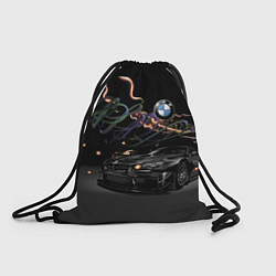 Рюкзак-мешок Бэха в ночном городе, цвет: 3D-принт