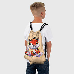 Рюкзак-мешок Новогодний тигрёнок, цвет: 3D-принт — фото 2