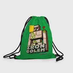 Рюкзак-мешок Железный Голем - Minecraft, цвет: 3D-принт