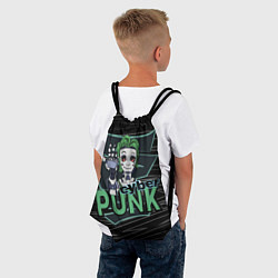 Рюкзак-мешок Cyber Punk Girl, цвет: 3D-принт — фото 2