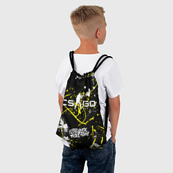 Рюкзак-мешок CS:GO Брызги красок, цвет: 3D-принт — фото 2