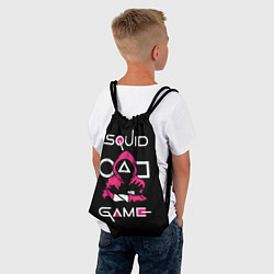 Рюкзак-мешок Squid game: guard-killer, цвет: 3D-принт — фото 2