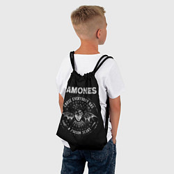 Рюкзак-мешок Сердце Рамонс, цвет: 3D-принт — фото 2