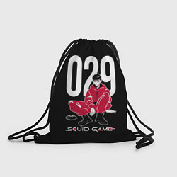 Рюкзак-мешок Squid game: guard 029 police officer, цвет: 3D-принт
