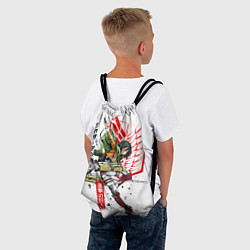 Рюкзак-мешок Микаса Аккерман, Атака Титанов, цвет: 3D-принт — фото 2