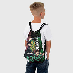Рюкзак-мешок ТОМИОКА, КЛИНОК РАССЕКАЮЩИЙ ДЕМОНОВ, цвет: 3D-принт — фото 2