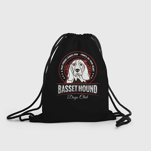 Мешок для обуви Бассет Хаунд Basset Hound / 3D-принт – фото 1