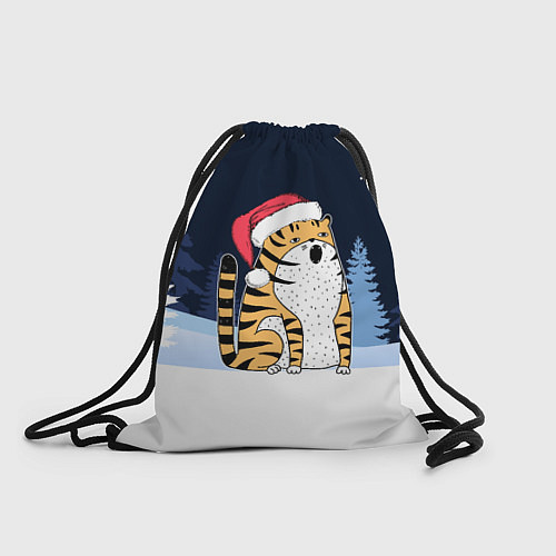 Мешок для обуви Удивленный тигр 2022 / 3D-принт – фото 1