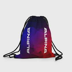 Рюкзак-мешок Alpina RED BLUE, цвет: 3D-принт