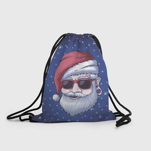 Мешок для обуви САНТА ХИПСТЕР SANTA HIPSTER / 3D-принт – фото 1