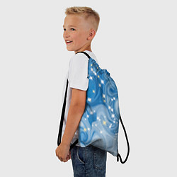 Рюкзак-мешок Голубая метелица, цвет: 3D-принт — фото 2