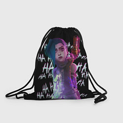 Рюкзак-мешок Jinx Arcane, цвет: 3D-принт