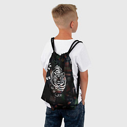 Рюкзак-мешок Новый год 2022 тигр, цвет: 3D-принт — фото 2