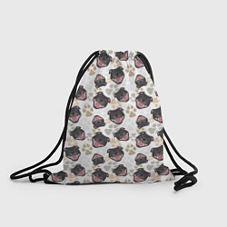 Рюкзак-мешок Стаффордширский Бультерьер Bull-Terrier, цвет: 3D-принт