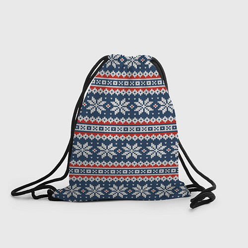 Мешок для обуви Knitted Christmas Pattern / 3D-принт – фото 1