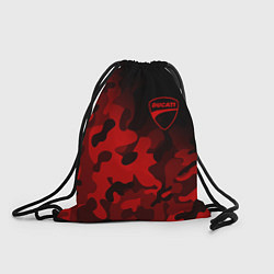 Рюкзак-мешок DUCATY RED MILITARY ДУКАТИ МИЛИТАРИ, цвет: 3D-принт