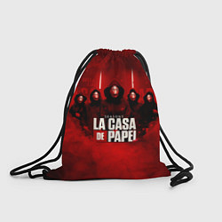 Мешок для обуви БУМАЖНЫЙ ДОМ - LA CASA DE PAPEL - BELLA CIAO