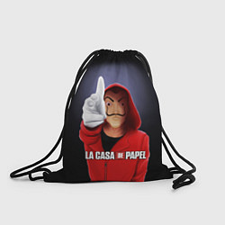 Рюкзак-мешок LA CASA DE PAPEL BELLA CIAO - БУМАЖНЫЙ ДОМ, цвет: 3D-принт