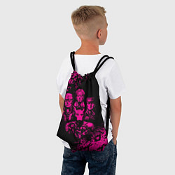 Рюкзак-мешок JOJO BIZARRE ADVENTURE ПЕРСОНАЖИ, цвет: 3D-принт — фото 2