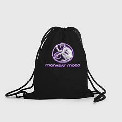 Рюкзак-мешок Monkeys mood, цвет: 3D-принт