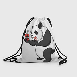 Рюкзак-мешок Взрывная панда, цвет: 3D-принт