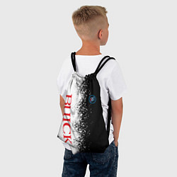 Рюкзак-мешок BUICK КРАСНОЕ ЛОГО ЦВЕТНАЯ ЭМБЛЕМА, цвет: 3D-принт — фото 2