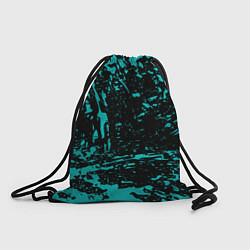 Рюкзак-мешок НЕОНОВЫЕ БРЫЗГИ КРАСОК ГРАНЖ NEON, цвет: 3D-принт