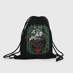 Рюкзак-мешок ДОТА 2 ПУДЖ, цвет: 3D-принт