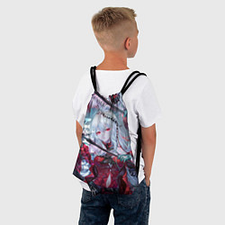 Рюкзак-мешок GENSHIN IMPACT GIRL ГЕРОИНЯ, цвет: 3D-принт — фото 2