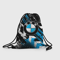 Рюкзак-мешок Следы от шин BMW, цвет: 3D-принт