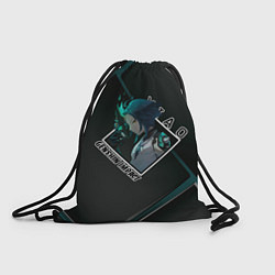 Рюкзак-мешок Сяо Xiao, Genshin Impact, цвет: 3D-принт