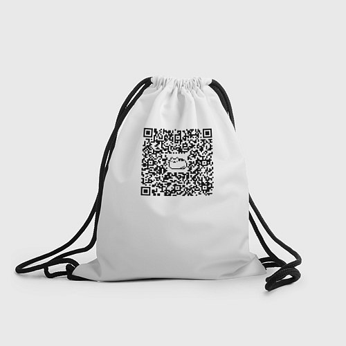 Мешок для обуви Я QR-кот, гуляю где вздумается! / 3D-принт – фото 1