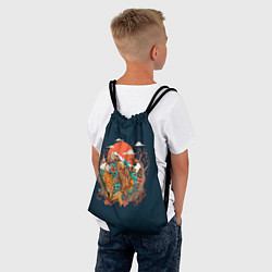 Рюкзак-мешок Осенний Закат, цвет: 3D-принт — фото 2