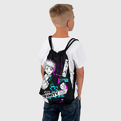 Рюкзак-мешок Satoru gojo в безумии расширение территории, цвет: 3D-принт — фото 2