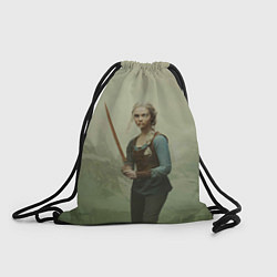 Рюкзак-мешок Цири Ведьмак 2, цвет: 3D-принт
