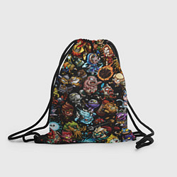 Рюкзак-мешок DOTA 2 ВСЕ ПЕРСОНАЖИ В ЦВЕТЕ, цвет: 3D-принт
