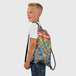 Рюкзак-мешок Shitверг, цвет: 3D-принт — фото 2