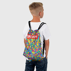 Рюкзак-мешок Shitверг, цвет: 3D-принт — фото 2