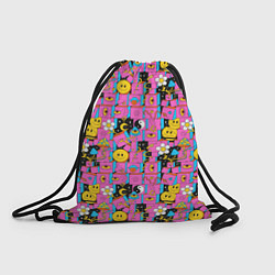 Рюкзак-мешок Психоделика Инь-Янь, цвет: 3D-принт