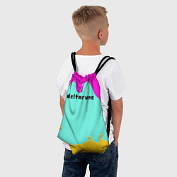 Рюкзак-мешок Deltarune - Подтёки, цвет: 3D-принт — фото 2