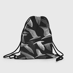Рюкзак-мешок Стая птиц 01, цвет: 3D-принт