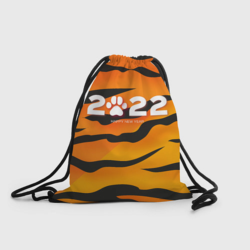 Мешок для обуви Новогодний тигр Новый год 2022 / 3D-принт – фото 1
