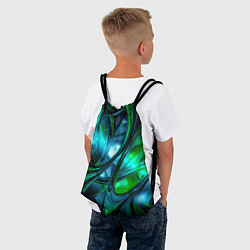 Рюкзак-мешок Изумрудное настроение, цвет: 3D-принт — фото 2