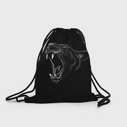 Рюкзак-мешок Дикая кошка Гнев, цвет: 3D-принт