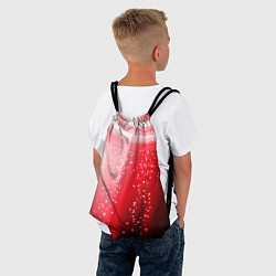 Рюкзак-мешок Красная космическая спираль, цвет: 3D-принт — фото 2