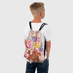 Рюкзак-мешок Scooby Doo Valentine, цвет: 3D-принт — фото 2
