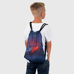 Рюкзак-мешок Извержение вулкана ночью, цвет: 3D-принт — фото 2