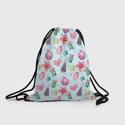 Рюкзак-мешок Рождество 2022, цвет: 3D-принт