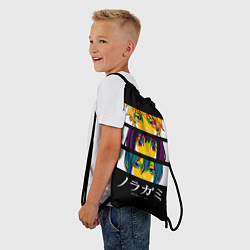 Рюкзак-мешок Юкине, Ики и Ято - Noragami, цвет: 3D-принт — фото 2