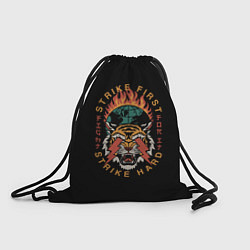 Рюкзак-мешок Молнии из глаз Тигра, цвет: 3D-принт